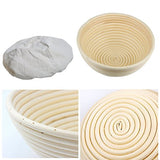 9 Inch Proofing Basket,WERTIOO Bread Proofing Basket + Bread Lame +Dough Scraper