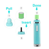 Nail Drill & Hair Removal for Women Painless 9 in 1 Electric Nail File Pedicure Tool Manicure Set Callus Remover Pumice Stone for Feet Hands