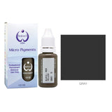 BIOTOUCH Micropigment GRAY Pigment Color Permanent Makeup Microblading Supplies Eyebrow Shading Micropigmentation Cosmetic Tattoo Ink Lip Eyeliner Feathering Hair Stroke LARGE Bottle 15ml