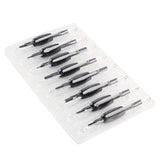 50PCS Disposable Round Liner 5RL Tattoo Needles and Tubes Combo 19mm Grip Tips
