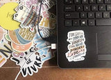 Christian stickers about faith, Jesus, scripture, prayer