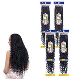 BOHO HIPPIE BRAID 22" (4 Pack, 1B Off Black) - Freetress Synthetic Crochet Braiding Hair