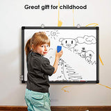Magnetic Whiteboard 24 x 18 inches Dry Erase Board Wall Mounted