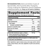 Nature's Way Sambucus Black Elderberry Gummies with Vitamin C and Zinc, 60 Gummies