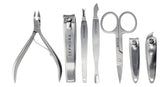 Sephora Collection Tough As Nails Deluxe Manicure Kit(Nipper, Clipper, Scissors, Pusher, Toe Nail Clipper, Cuticle Trimmer, Angled Nail Clipper), 7-PC Set