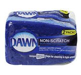 Dawn Ultra Dishwashing Liquid Dish Soap (4x19oz) + Non-Scratch Sponge (2ct)