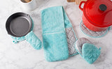 DII 100% Cotton, Quilted Terry Oven Set Machine Washable, Heat Resistant