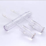 10 Pack Empty Lip Gloss Tube Transparent Wand Tubes Refillable Lipgloss Containers, 5.5ml