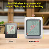 ThermoPro TP60S Digital Hygrometer Indoor Outdoor Thermometer Wireless