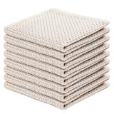 100% Cotton Kitchen Dish Cloths, 8-Pack Waffle Weave Ultra Soft Absorbent Dish Towel
