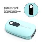 MISMXC USB Fan Air Conditioning Blower for Eyelash Extension (Blue)