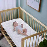 Waterproof Fitted Crib Mattress Pad and Toddler Crib Mattress Protective Baby Crib