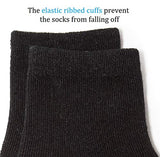 Zaples Grip Crew Socks with Non Slip/Anti Skid Soles for Baby Infants