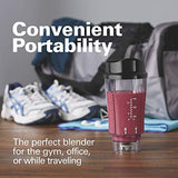 Personal Blender for Shakes and Smoothies with 14oz Travel Cup and Lid,