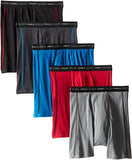 Hanes Men's 5-Pack Sports-Inspired Boxer Brief, Assorted, Small