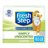 Fresh Step Advanced Simply Unscented Clumping Cat Litter, Recommended by Vets