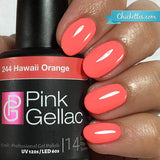 Pink Gellac 244 Hawaii Orange UV/LED Gel Polish
