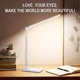 LED Desk Lamp, Eye-Caring Table Lamps, Natural Light Protects Eyes, 5 Modes