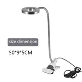 LED Desk Light Clip, USB Beauty Lamp, Table Lamps for Manicure Reading Tattoo Light Portable Eye Protection Lamp Eyelash Tattoo Eyebrow Tattoo Use in Aesthetic Tattoo Salon SPA