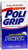Super Poligrip Denture Adhesive Powder-1.6 oz ( Pack of 4)