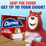 Charmin Ultra Strong Clean Touch Toilet Paper, 24 Family Mega Rolls = 123 Regular Rolls