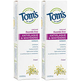 Tom's of Maine Fluoride-Free Antiplaque & Whitening Natural Toothpaste, Fennel