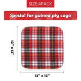 Geegoods Guinea Pig Cage Liners Guinea Pig Bedding Washable &Air Dried Pee Pads