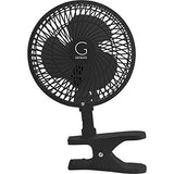 Genesis 6-Inch Clip Convertible Table-Top & Clip Fan Two Quiet Speeds - Ideal