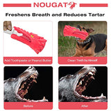 NOUGAT Dog Toys for Aggressive Chewers Large Breed, Squeaky Dog Toys