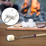 Acmind Marshmallow Roasting Sticks 32 Inch,10 Bamboo Skewers,Kids Camping