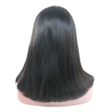 13x6 Lace Front Straight Short Bob Wigs 150% Density Brazilian Remy Hair Wigs for Black Women Free Style (14 Inches)