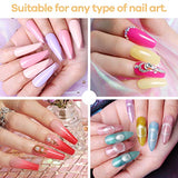 MEFA No Wipe Top Coat and Base Coat Set, 10ml 2 Bottles Soak Off Gel Nail Polish