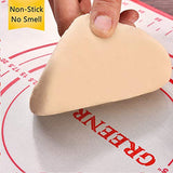 Silicone Pastry Mat Non Stick Extra Thick Baking Mat with Measurement Fondant Mat
