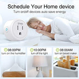 Smart Plug, Gosund Mini WiFi Outlet Works with Alexa, Google Home, No Hub Required,