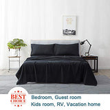 Shilucheng Bed Sheets Set Microfiber 1800 Thread Count Percale Super Soft