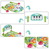 Hoopeum Baby Play Mat Toys for 0-3-6-12 Months,Activity Jungle Gym Playmat Tummy