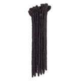 12” Dreadlock Extension For Man Handmade Synthetic Reggae Extension Twist Braiding Hairpiece For Hip-Hop Crochet Braiding Hair Heat Resistant Box Braid For Women(5strands/1pack,dark brown)