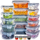 Fullstar Food Storage Containers with Lids - Plastic Food Containers with Lids