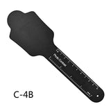 Dental Autoclavable Contrasters Intraoral Photographic Black Background Board Latex-Free Orthodontic Photographic Contraster Rubber Palette 6Pcs/Set