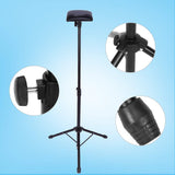 Tattoo Armrest Tripod, Soft Sponge Foam Pad Armrest Tripod Stand Arm Bar Leg Rest Chair with Adjustable Height PU Leather for Salon Tattoo