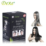 Superb good Dexe Fast black hair dye shampoo and conditioner change black fruit oil a comb balck 5 minutes white become black hair color