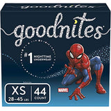 Goodnites Bedwetting Underwear for Boys, X-Small, 44 Ct, Discreet