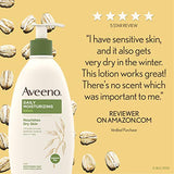 Aveeno Daily Moisturizing Body Lotion with Soothing Oat, 18 fl. oz