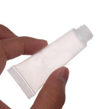 Flyusa 20 Pcs 15ml Mini Empty Tubes Lip Gloss Balm Clear Soft Cosmetic Containers