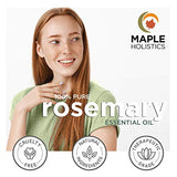 Rosemary Essential Oils Therapeutic Grade - Pure Rosemary Oil for Hair Skin and Nails