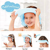 Baby Shower Cap Visor with Ear Protection for Bathing Washing Hair, Maydolly Soft Hat