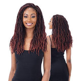 2X BO LOC 14" (4 Pack, 1B Off Black) - FreeTress Synthetic Crochet Braid