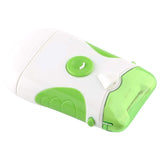 Walfront Electric Nail Trimmer White Green Dual-use Nails Trim File Clipper Manicuring Tools