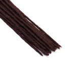 12” Dreadlock Extension For Man Handmade Synthetic Reggae Extension Twist Braiding Hairpiece For Hip-Hop Crochet Braiding Hair Heat Resistant Box Braid For Women(15strands/3packs,dark auburn)