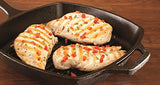 Lodge Pre-Seasoned Cast Iron Grill Pan With Assist Handle, 10.5 inch, Black